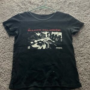 Brandy Melville Black Graphic Tee